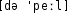Grafik mit phonetischer Transkription des Belegs