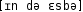 Grafik mit phonetischer Transkription des Belegs