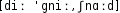 Grafik mit phonetischer Transkription des Belegs