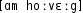 Grafik mit phonetischer Transkription des Belegs