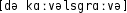 Grafik mit phonetischer Transkription des Belegs