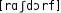 Grafik mit phonetischer Transkription des Belegs