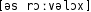 Grafik mit phonetischer Transkription des Belegs