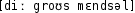 Grafik mit phonetischer Transkription des Belegs