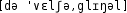 Grafik mit phonetischer Transkription des Belegs