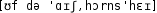 Grafik mit phonetischer Transkription des Belegs