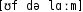 Grafik mit phonetischer Transkription des Belegs