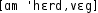 Grafik mit phonetischer Transkription des Belegs