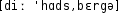 Grafik mit phonetischer Transkription des Belegs