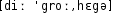 Grafik mit phonetischer Transkription des Belegs