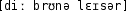 Grafik mit phonetischer Transkription des Belegs