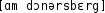 Grafik mit phonetischer Transkription des Belegs