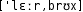 Grafik mit phonetischer Transkription des Belegs