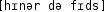 Grafik mit phonetischer Transkription des Belegs
