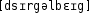 Grafik mit phonetischer Transkription des Belegs