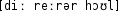 Grafik mit phonetischer Transkription des Belegs