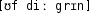 Grafik mit phonetischer Transkription des Belegs