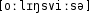 Grafik mit phonetischer Transkription des Belegs