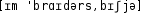 Grafik mit phonetischer Transkription des Belegs
