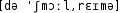 Grafik mit phonetischer Transkription des Belegs