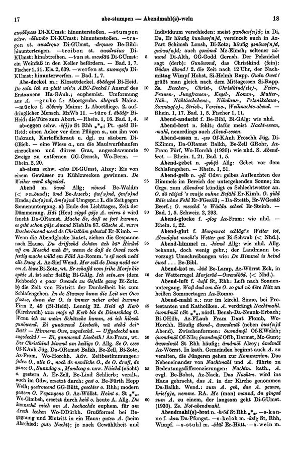 Page View: Volume 1, Columns 17–18