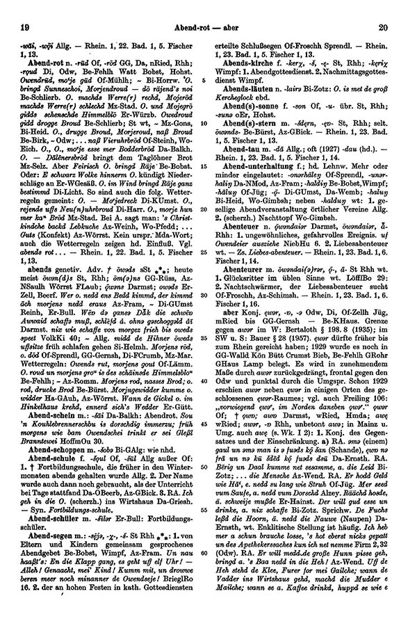 Seitenanzeige: Band 1, Spalten 19–20