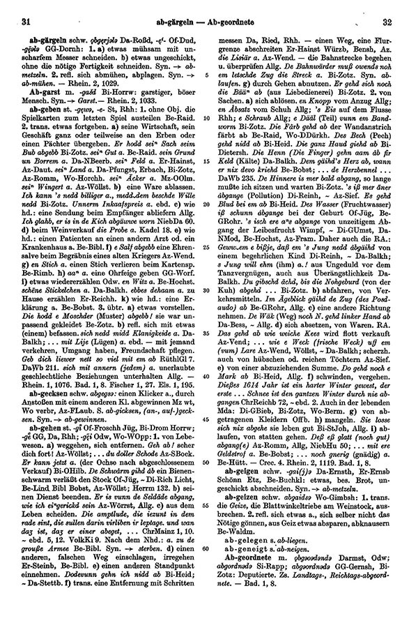 Seitenanzeige: Band 1, Spalten 31–32