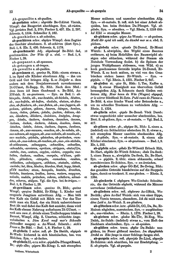 Seitenanzeige: Band 1, Spalten 33–34