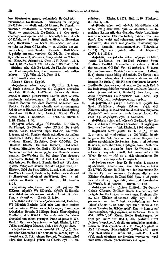 Page View: Volume 1, Columns 43–44