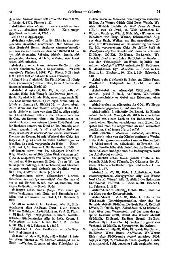 Seitenanzeige: Band 1, Spalten 53–54
