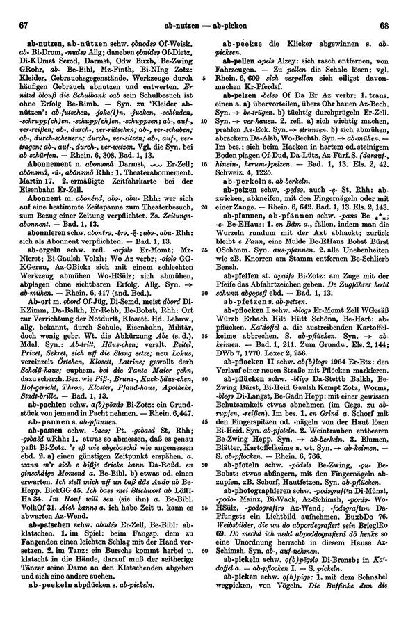 Page View: Volume 1, Columns 67–68