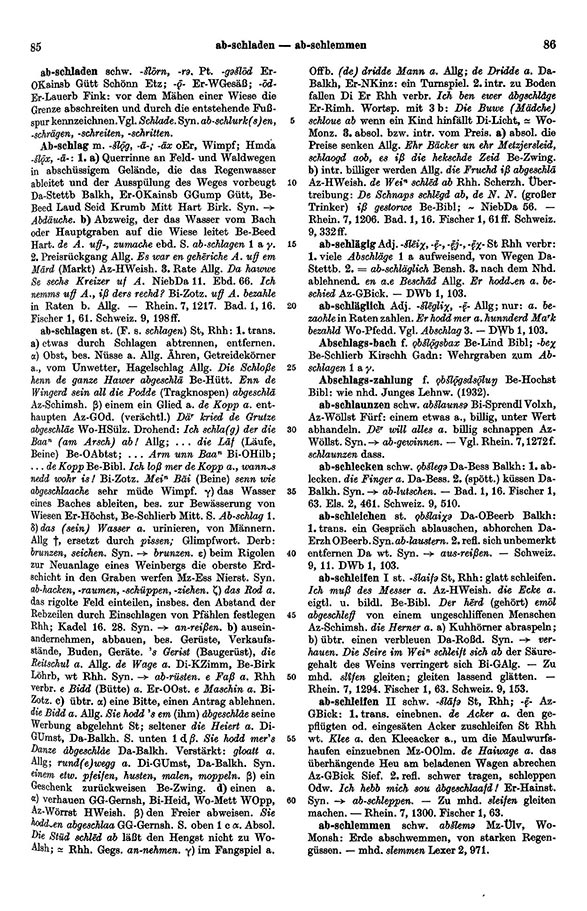 Seitenanzeige: Band 1, Spalten 85–86