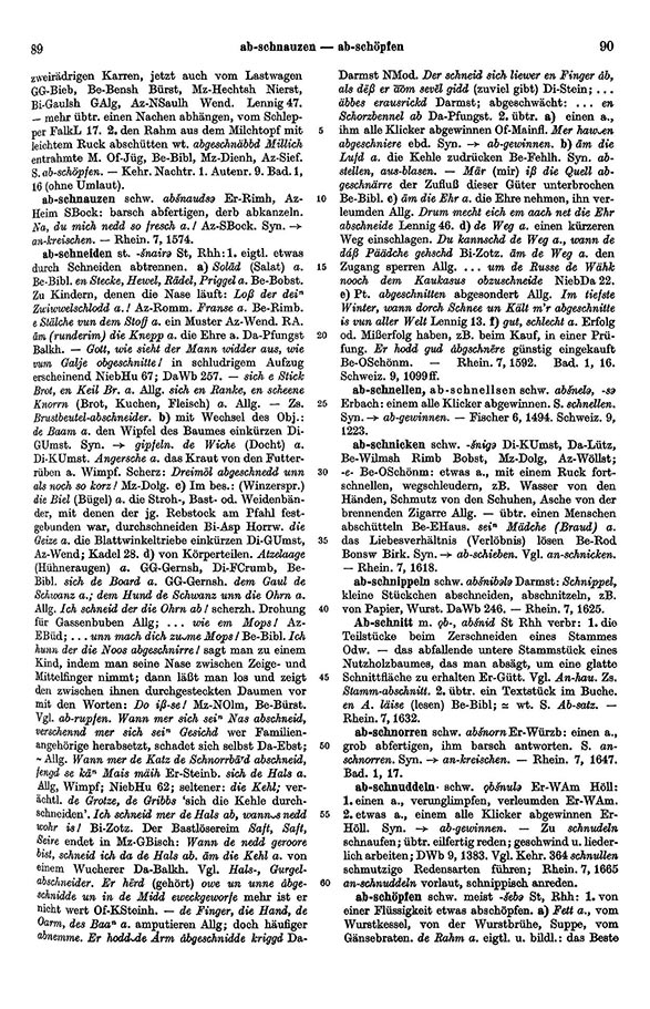 Page View: Volume 1, Columns 89–90