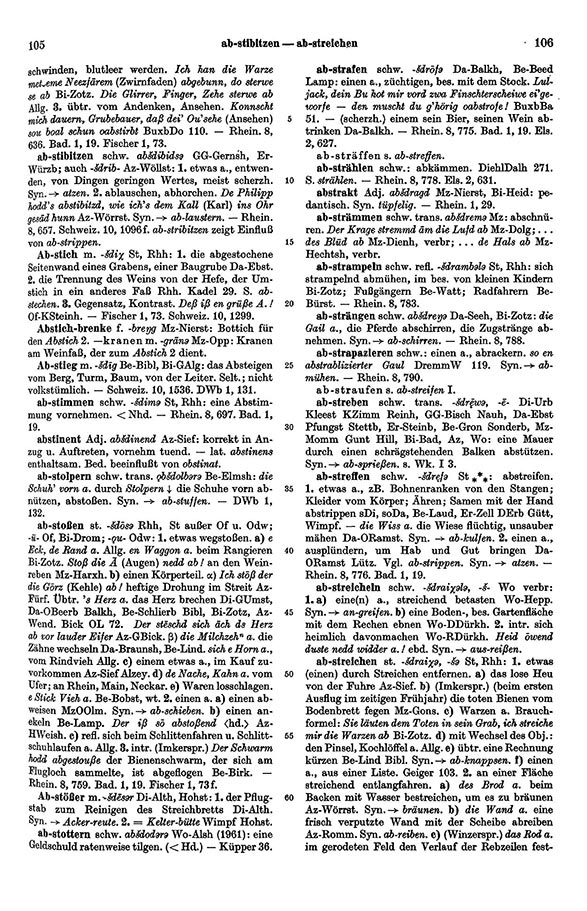 Zum Vergrößern bitte klicken Seitenanzeige: Band 1, Spalten 105–106