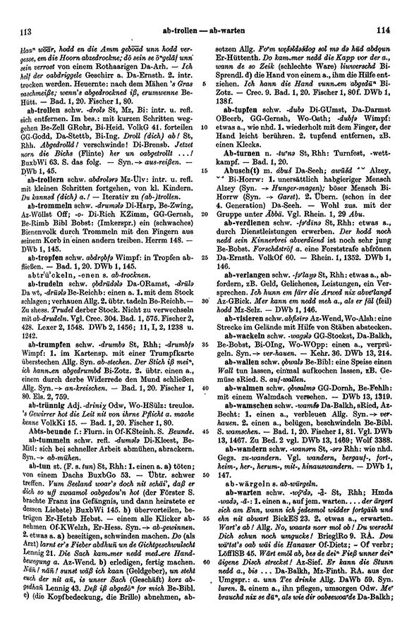 Zum Vergrößern bitte klicken Seitenanzeige: Band 1, Spalten 113–114