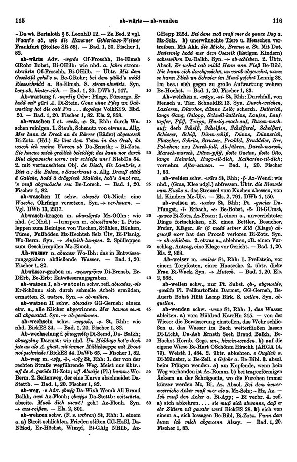 Page View: Volume 1, Columns 115–116