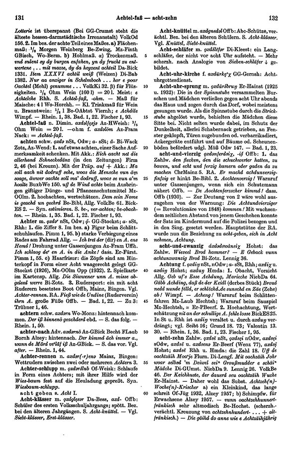 Page View: Volume 1, Columns 131–132