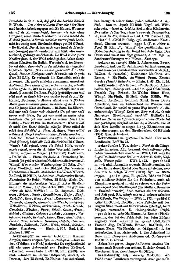 Page View: Volume 1, Columns 135–136