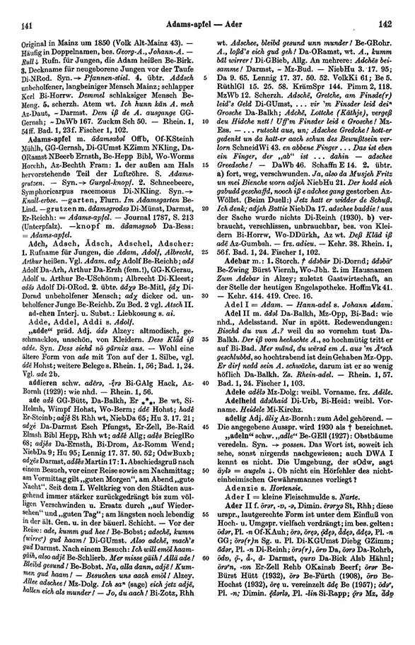 Page View: Volume 1, Columns 141–142