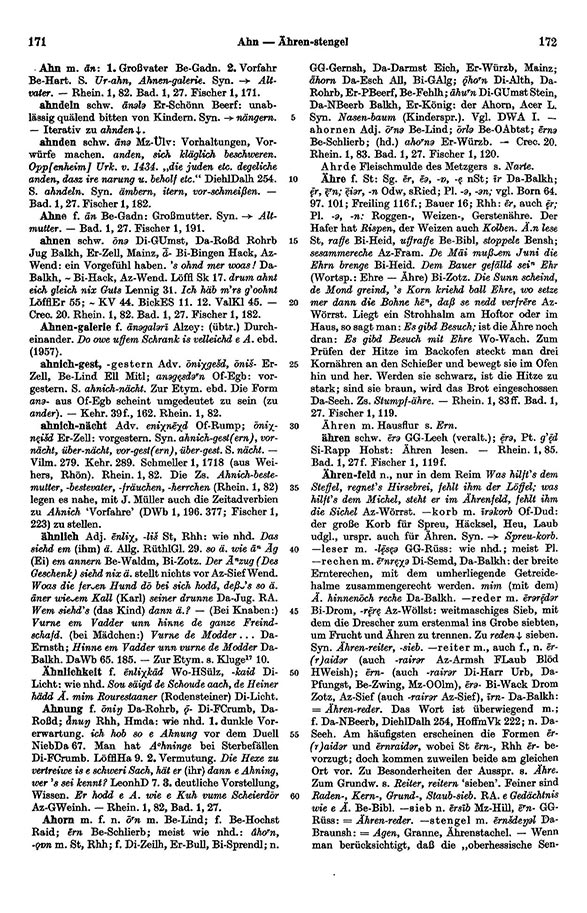 Zum Vergrößern bitte klicken Seitenanzeige: Band 1, Spalten 171–172