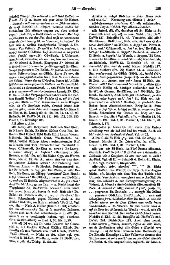 Page View: Volume 1, Columns 185–186