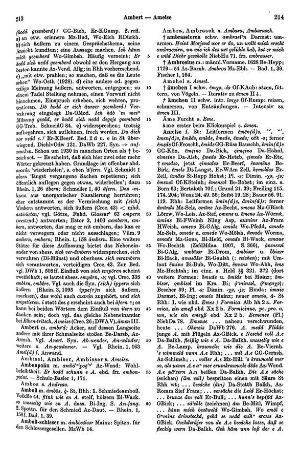Page View: Volume 1, Columns 213–214