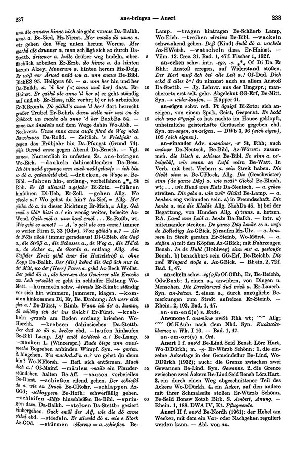 Click to enlarge Page View: Volume 1, Columns 237–238