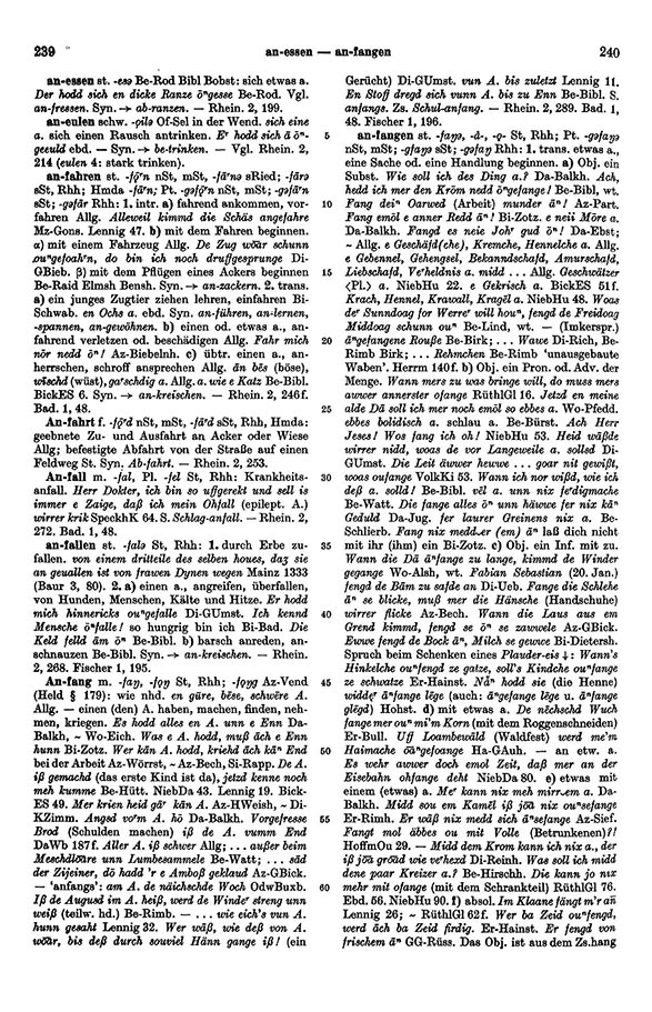 Page View: Volume 1, Columns 239–240