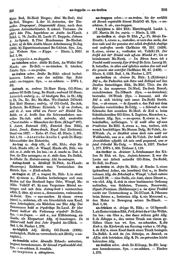 Zum Vergrößern bitte klicken Seitenanzeige: Band 1, Spalten 305–306