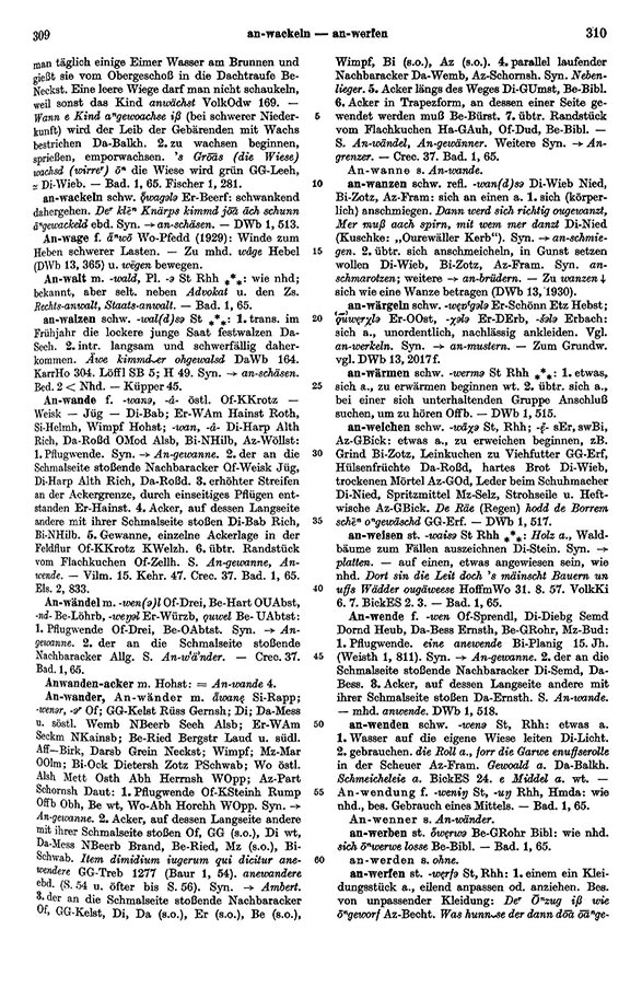 Seitenanzeige: Band 1, Spalten 309–310