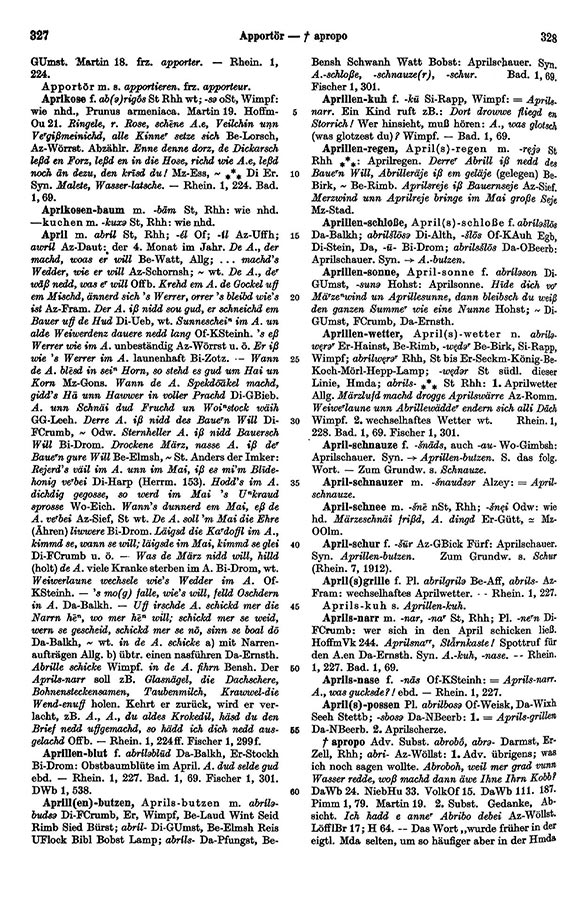 Page View: Volume 1, Columns 327–328