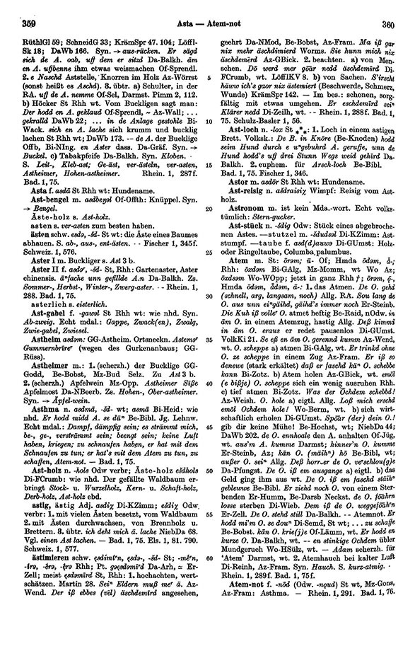 Page View: Volume 1, Columns 359–360