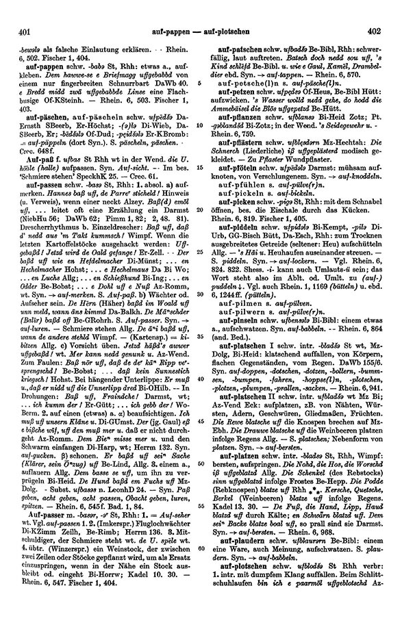 Seitenanzeige: Band 1, Spalten 401–402