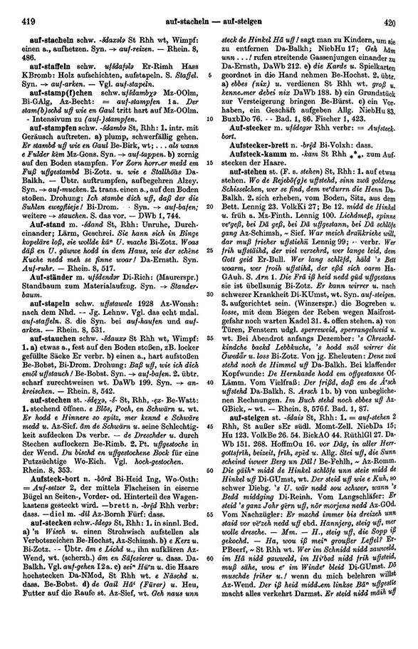 Click to enlarge Page View: Volume 1, Columns 419–420